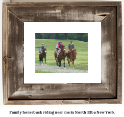 family horseback riding near me in North Elba, New York